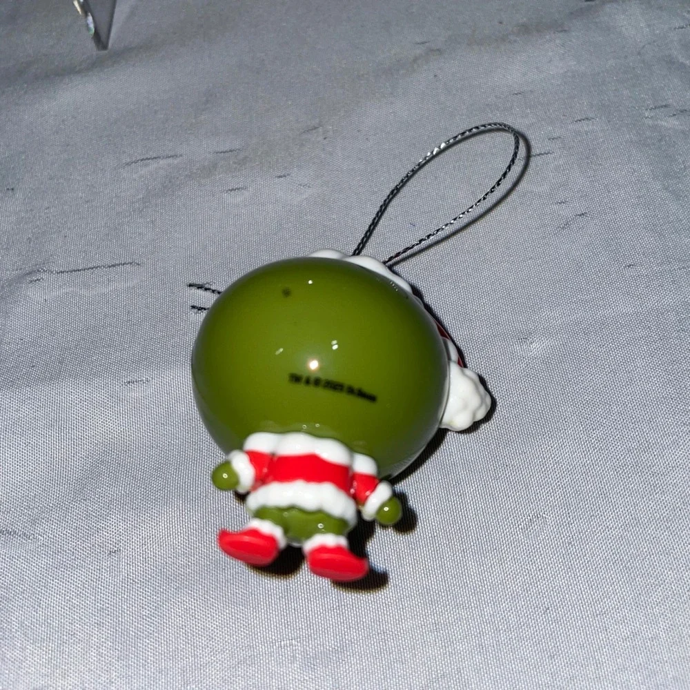 Hallmark Mystery Dr Seuss The Grinch Christmas Tree Ornament Santa Suit Green